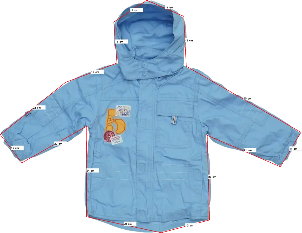 Kék Mayoral Átmeneti kabát EU 92 / UK 2 év / US 2T