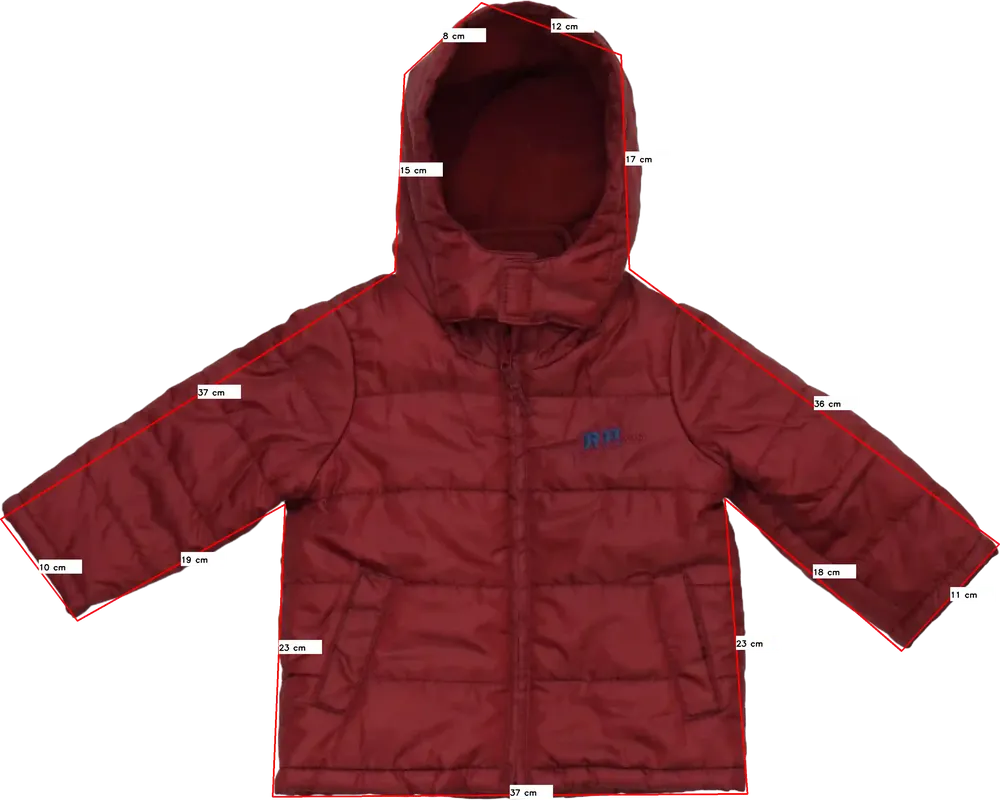 Bordó Debenhams Télikabát EU 86 / UK 12-18 hónap / US 18 hónap