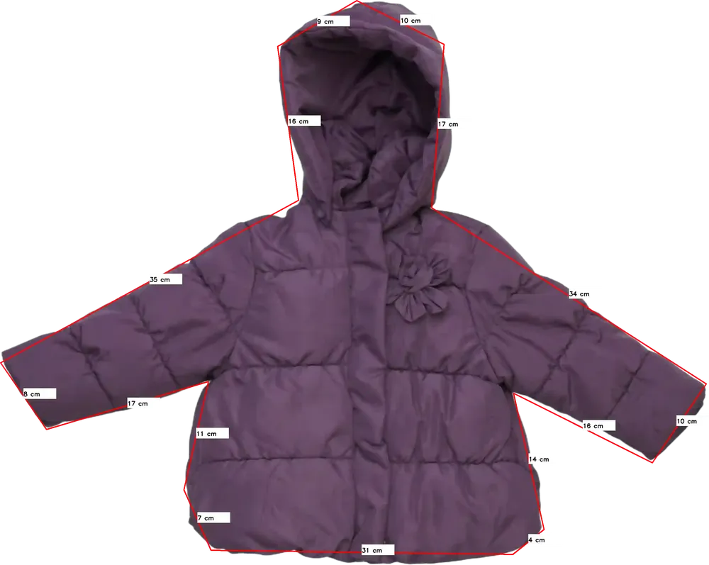 Lila Zara Télikabát EU 86 / UK 12-18 hónap / US 18 hónap