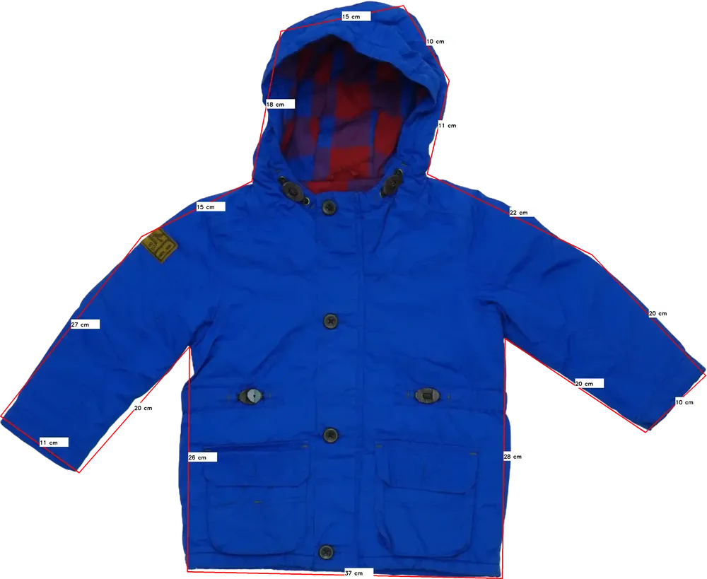 Kék Next Átmeneti kabát EU 104 / UK 4 év / US 4T/XS