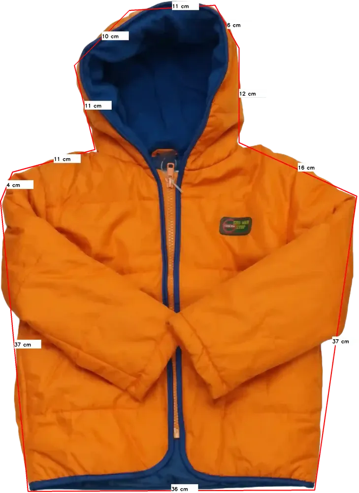 Sárga (narancs) Figaro Átmeneti kabát EU 98 / UK 3 év / US 3T