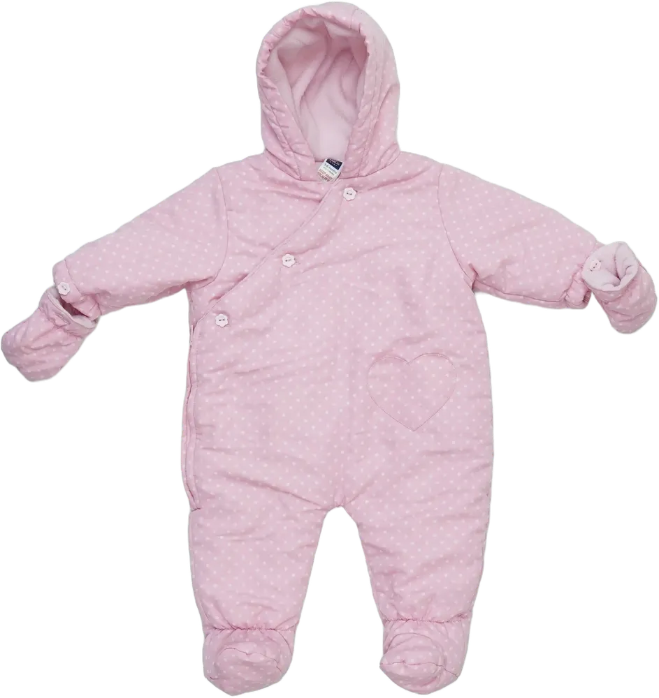 Rózsaszín M&amp;Co. Baby overál EU 68 / UK 3-6 hónap / US 3-6 hónap