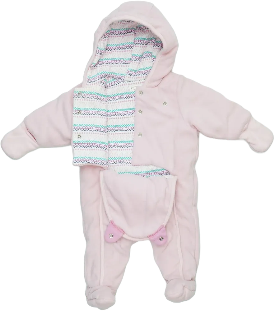 Rózsaszín M&amp;Co. Baby overál EU 62 / UK 0-3 hónap / US 0-3 hónap