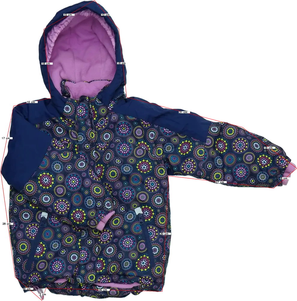 Kék Kiki&amp;Koko Síkabát EU 110 / UK 5 év / US 5 év/XS
