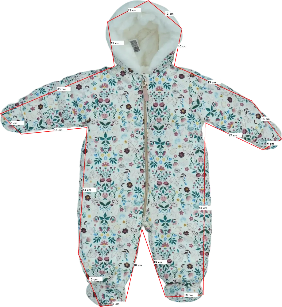 Fehér Nutmeg Baby overál EU 74 / UK 6-9 hónap / US 6-9 hónap