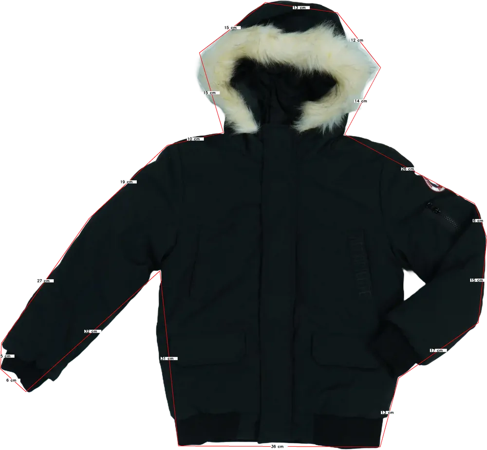 Fekete Aéropilote Télikabát EU 140 / UK 10 év / US 10 év/L