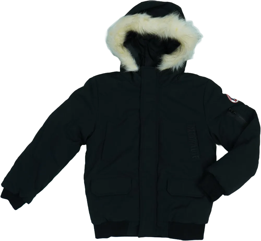 Fekete Aéropilote Télikabát EU 140 / UK 10 év / US 10 év/L