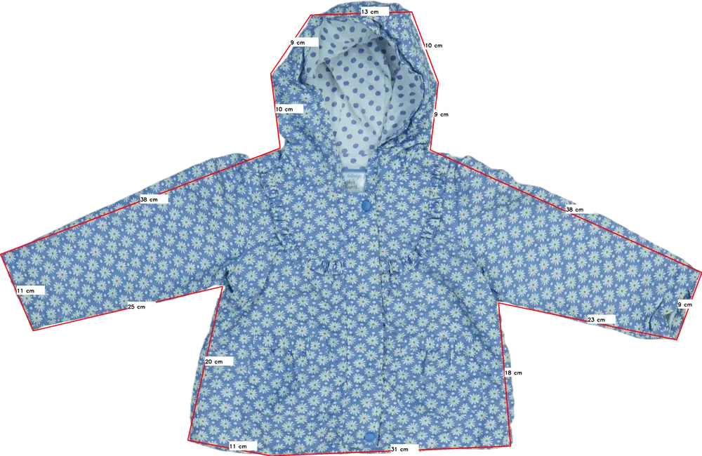 Kék TU Átmeneti kabát EU 98 / UK 3 év / US 3T