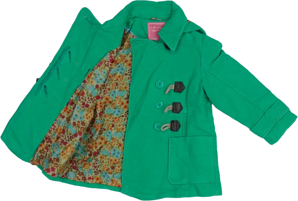 Zöld Next Átmeneti kabát EU 104 / UK 4 év / US 4T/XS