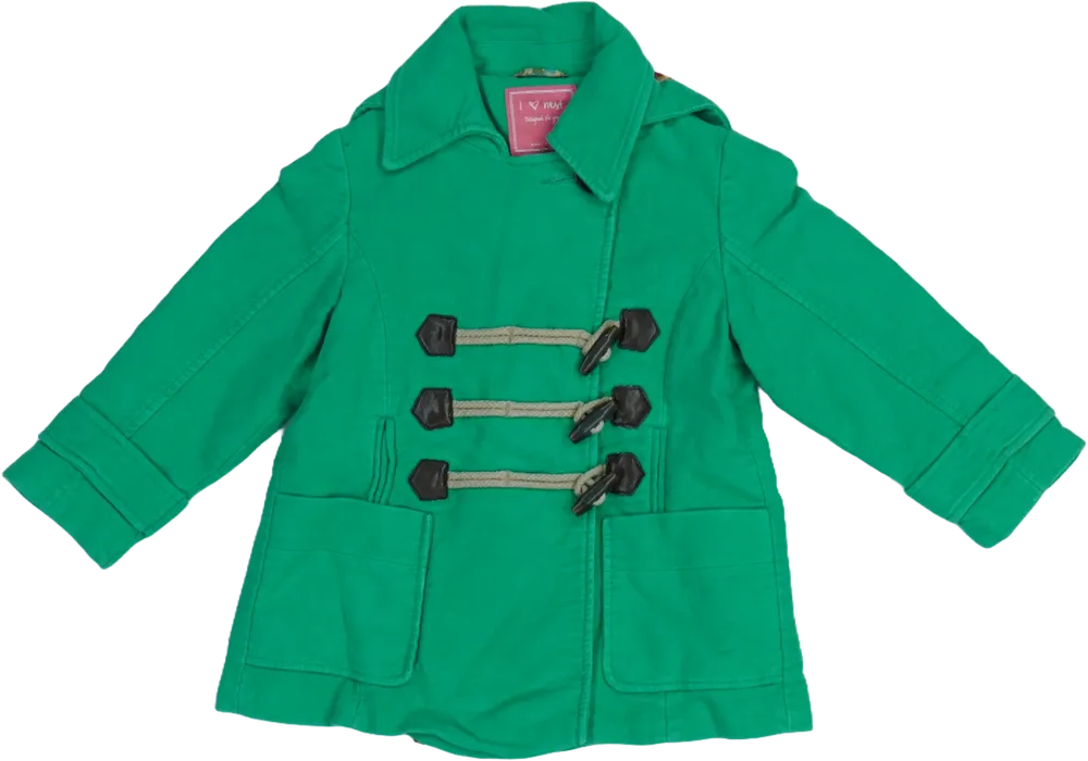 Zöld Next Átmeneti kabát EU 104 / UK 4 év / US 4T/XS