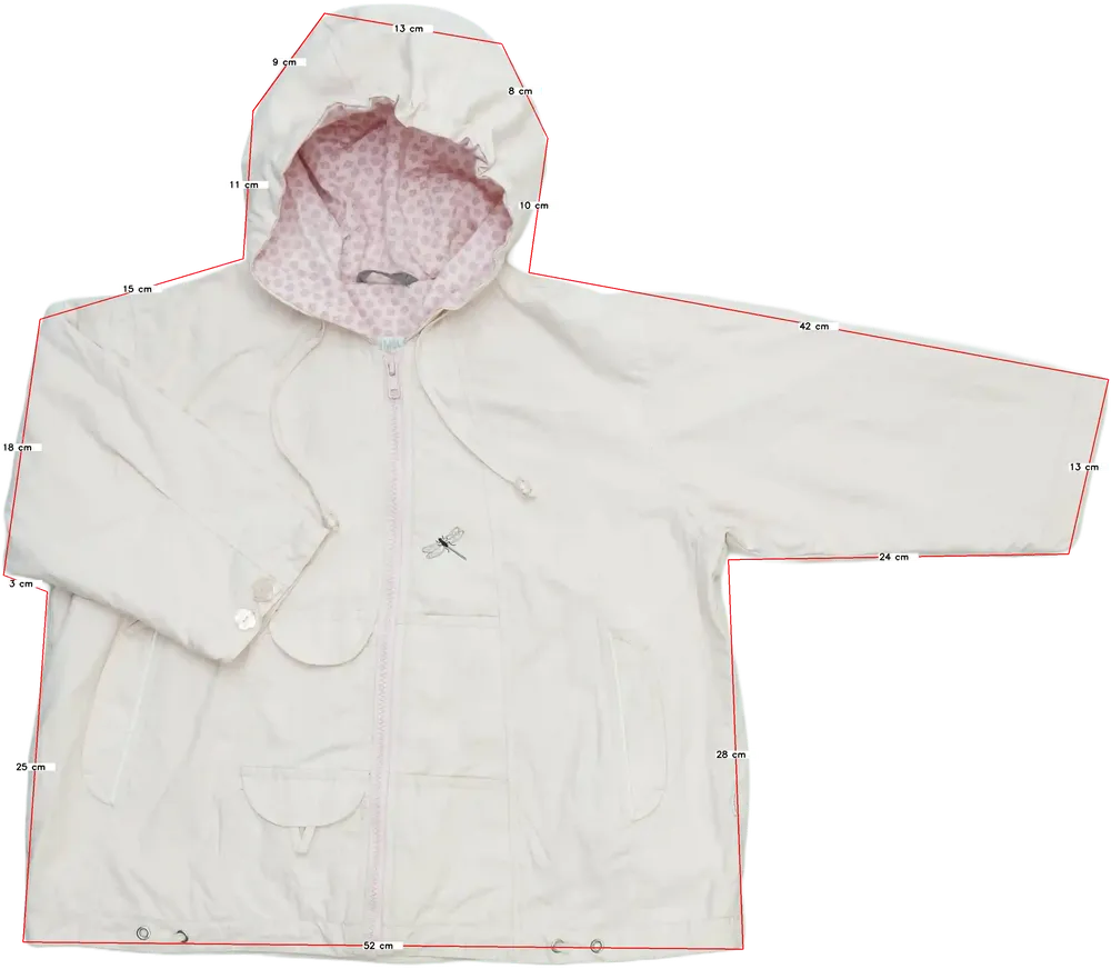 Rózsaszín Hummelsheim Átmeneti kabát EU 104 / UK 4 év / US 4T/XS