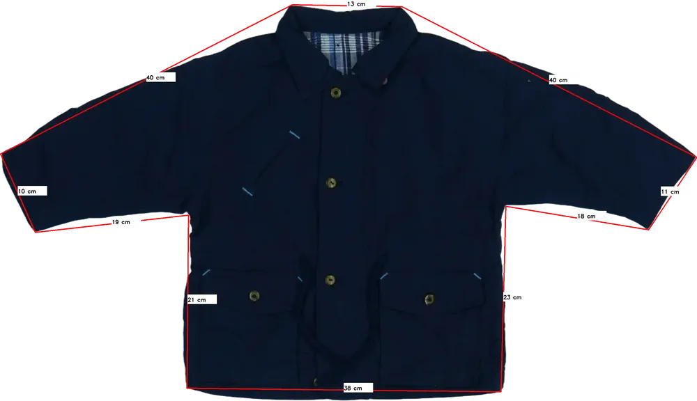 Kék Mothercare Átmeneti kabát EU 86 / UK 12-18 hónap / US 18 hónap