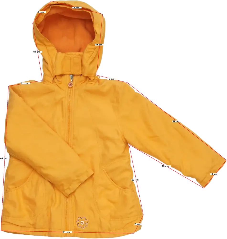 Sárga (narancs) C&amp;A Átmeneti kabát EU 116 / UK 6 év / US 6 év/S