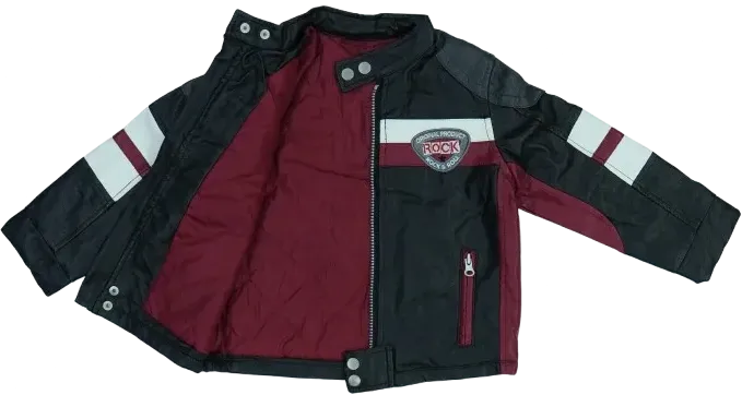 Fekete Dunnes Bőrkabát EU 98 / UK 3 év / US 3T