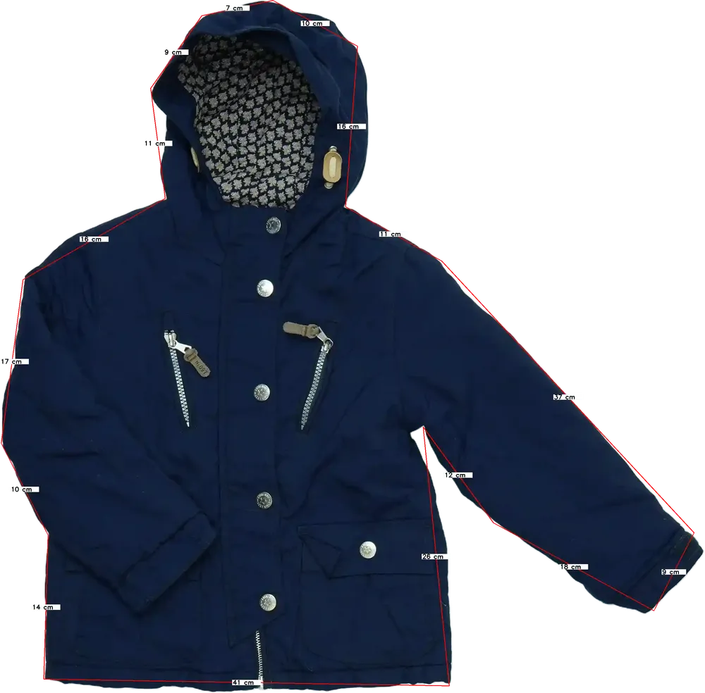 Kék Next Átmeneti kabát EU 122 / UK 7 év / US 7 év/M