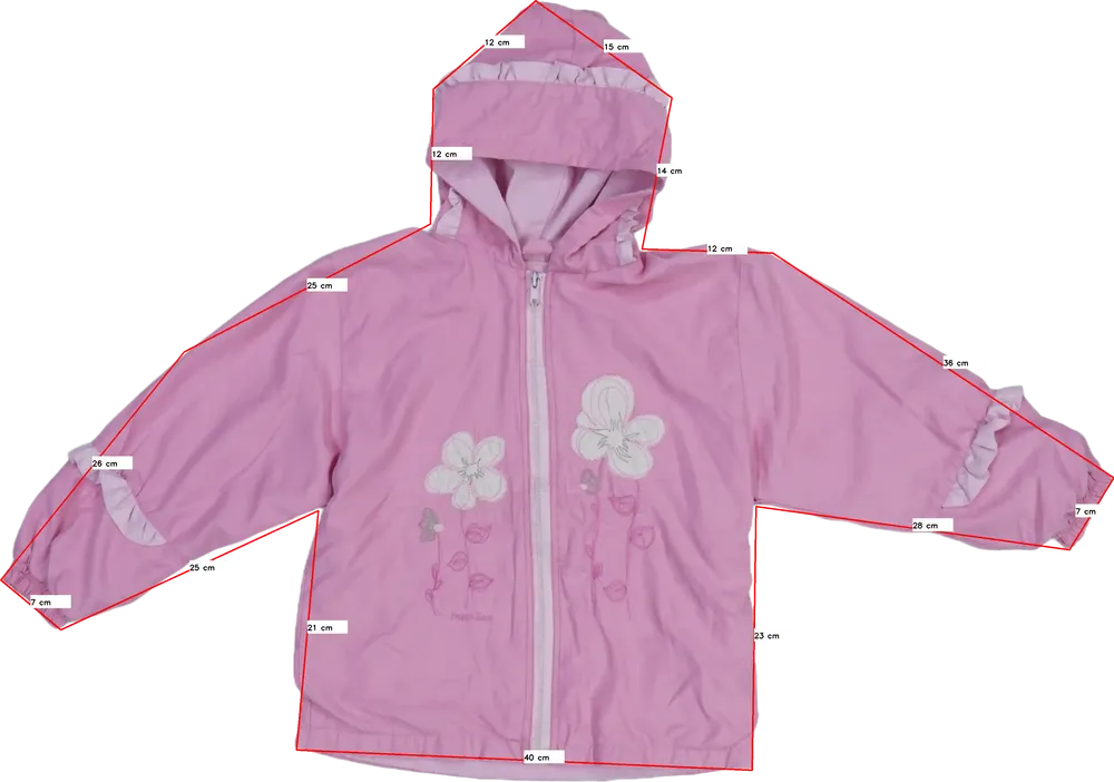Rózsaszín Egyéb Átmeneti kabát EU 128 / UK 8 év / US 8 év/M