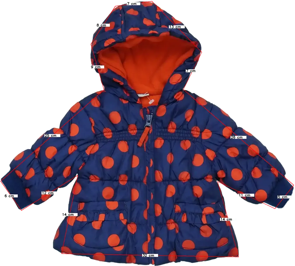 Kék Mini Club Télikabát EU 62 / UK 0-3 hónap / US 0-3 hónap