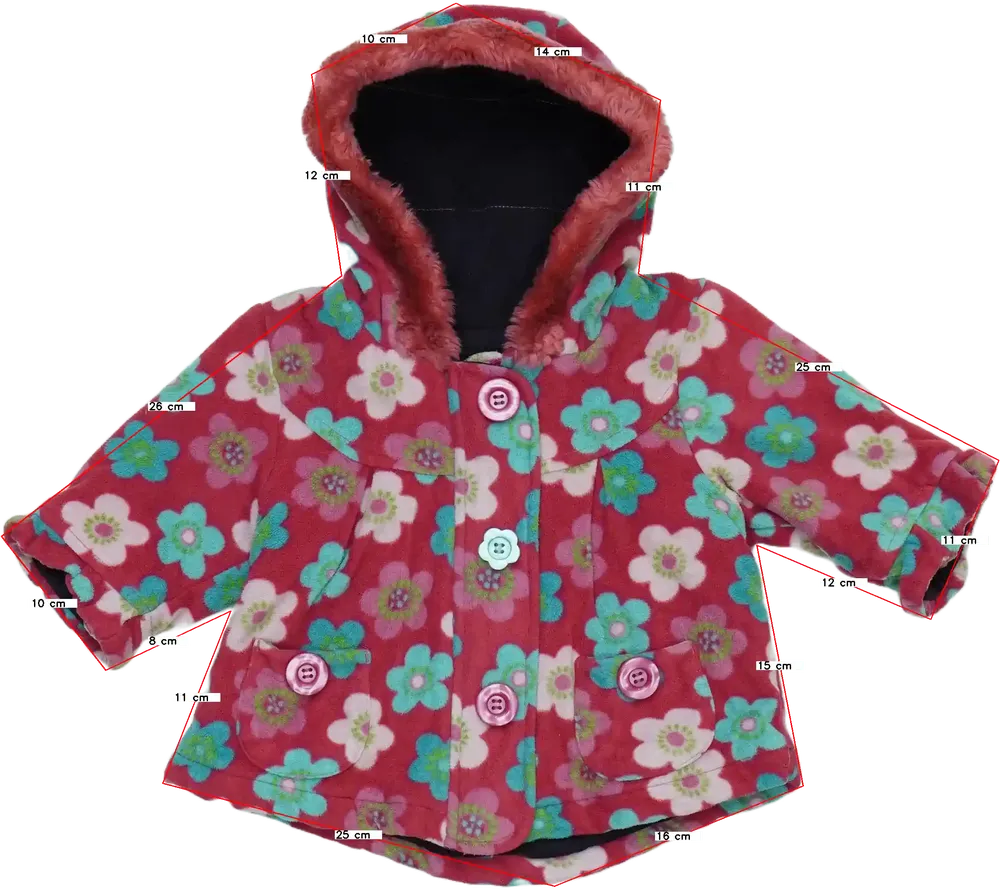 Rózsaszín Next Átmeneti kabát EU 80 / UK 9-12 hónap / US 12 hónap