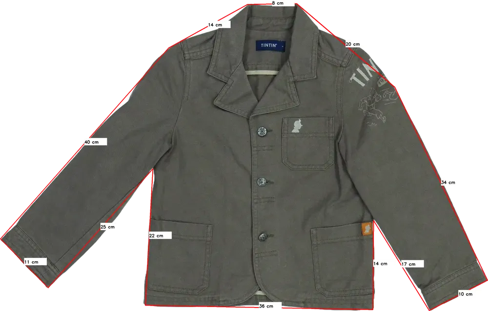 Barna Egyéb Átmeneti kabát EU 116 / UK 6 év / US 6 év/S