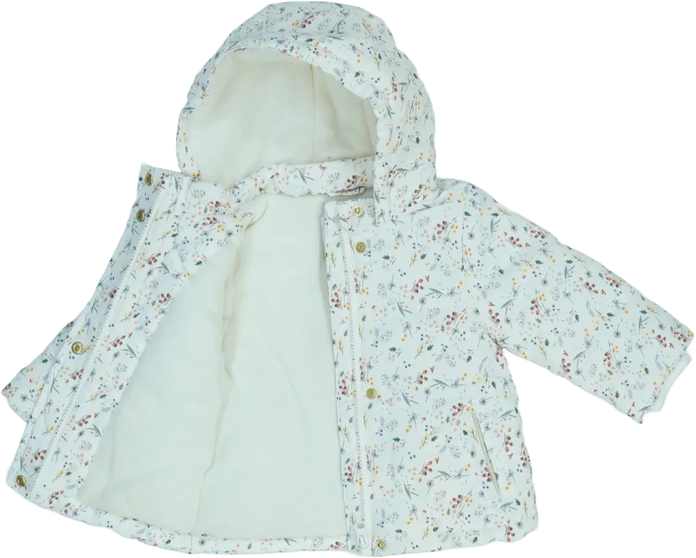 Fehér Primark Télikabát EU 80 / UK 9-12 hónap / US 12 hónap