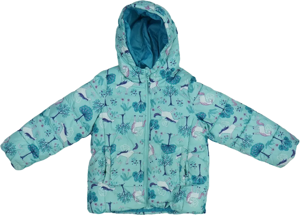 Zöld Little Kids Átmeneti kabát EU 128 / UK 8 év / US 8 év/M