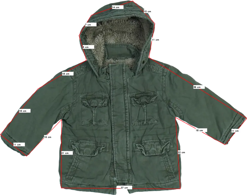 Zöld Cherokee Télikabát EU 86 / UK 12-18 hónap / US 18 hónap