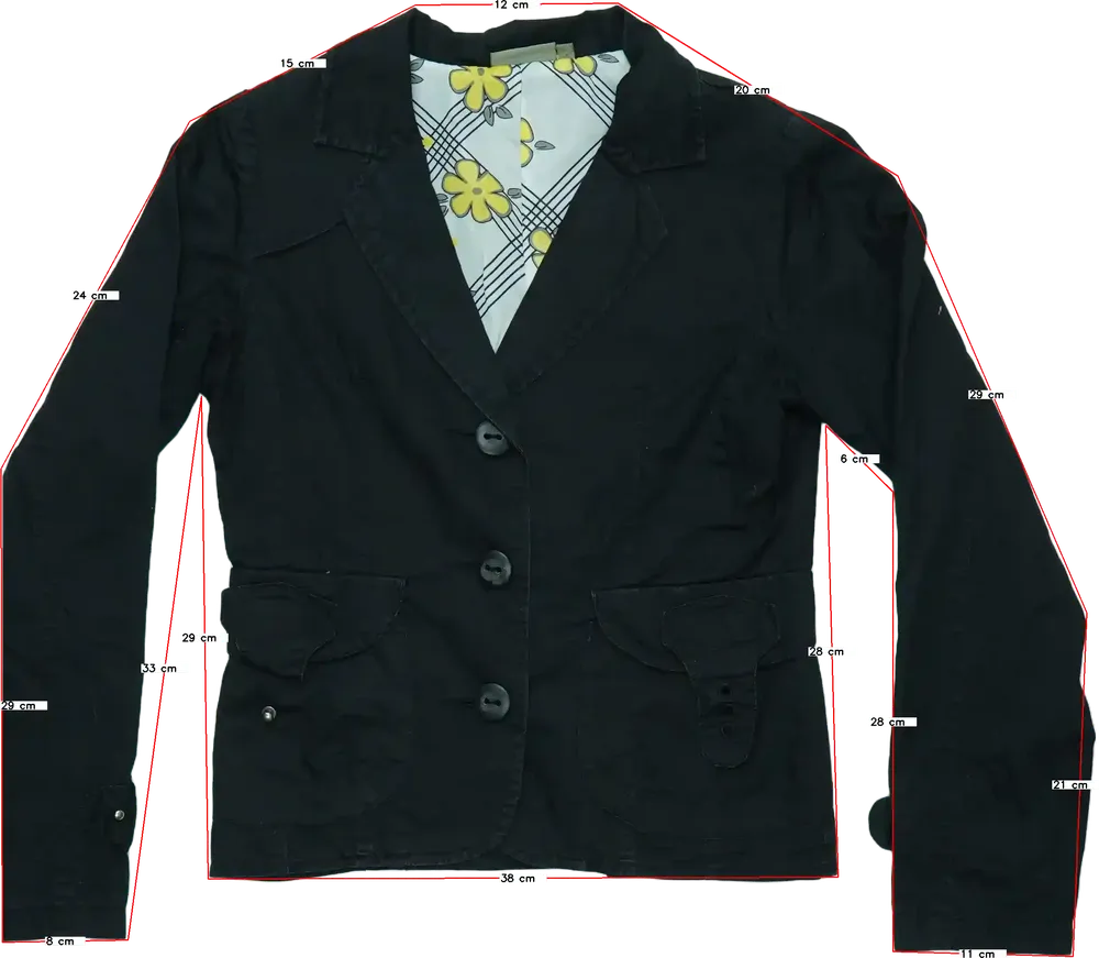 Fekete Egyéb Blézer és Zakó EU 140 / UK 10 év / US 10 év/L