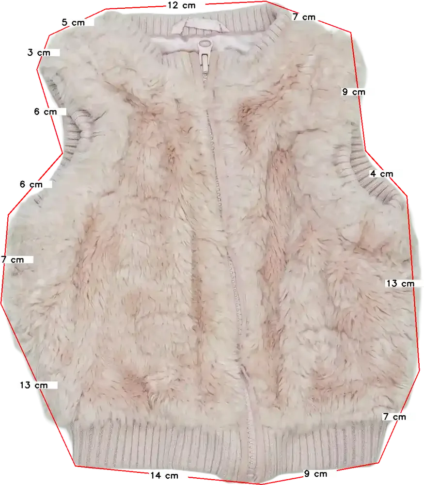 Rózsaszín George Mellény EU 104 / UK 4 év / US 4T/XS