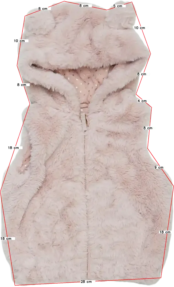 Rózsaszín Nutmeg Mellény EU 86 / UK 12-18 hónap / US 18 hónap