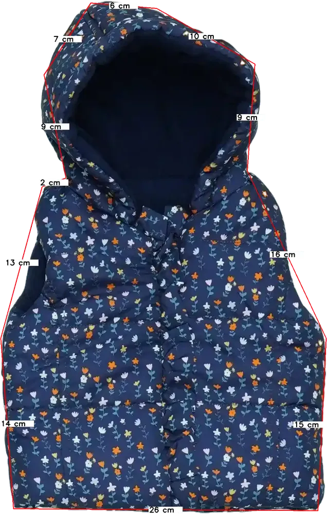 Kék George Mellény EU 62 / UK 0-3 hónap / US 0-3 hónap