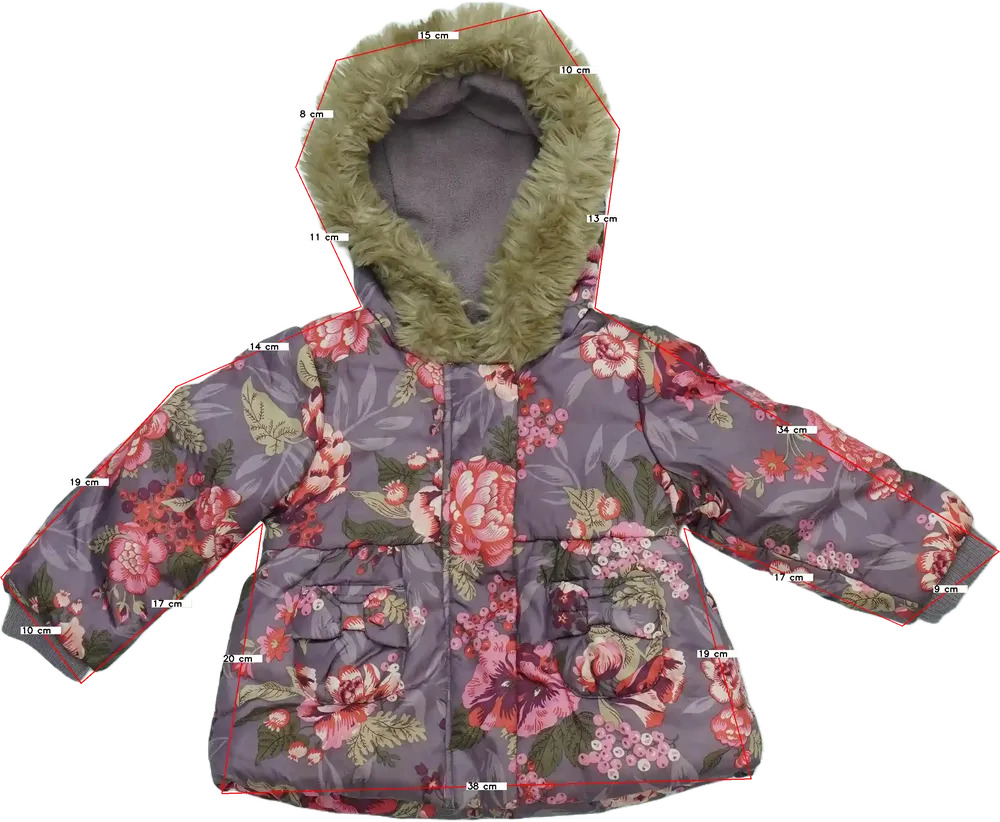 Lila Monsoon Télikabát EU 80 / UK 9-12 hónap / US 12 hónap