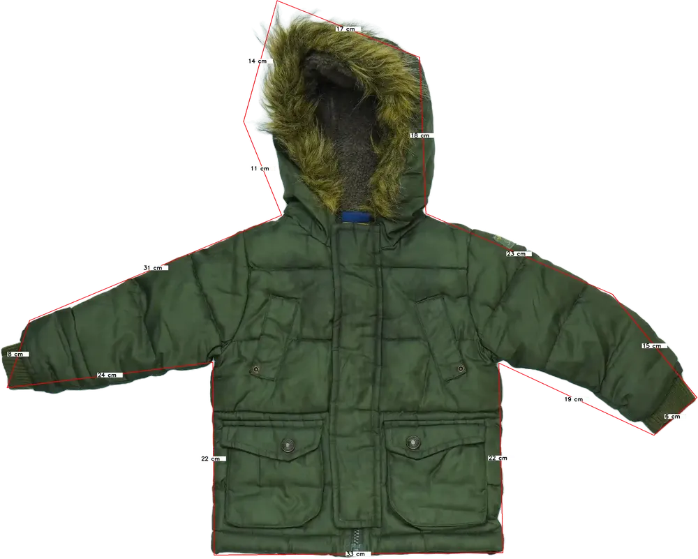 Zöld Cherokee Télikabát EU 80 / UK 9-12 hónap / US 12 hónap