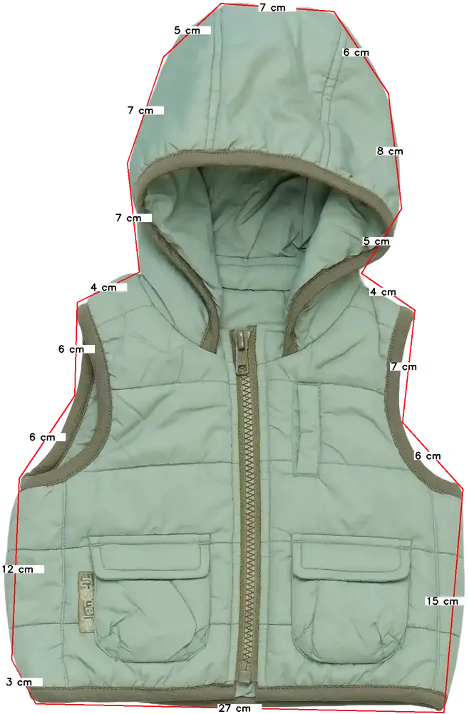 Zöld George Mellény EU 62 / UK 0-3 hónap / US 0-3 hónap