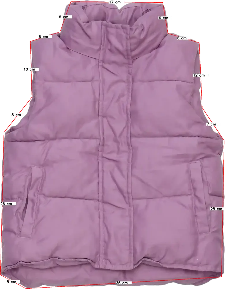 Lila H&amp;M Mellény EU 122 / UK 7 év / US 7 év/M