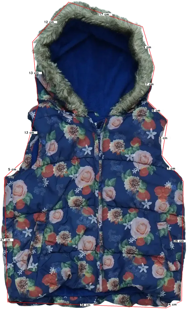 Kék M&amp;Co. Mellény EU 116 / UK 6 év / US 6 év/S