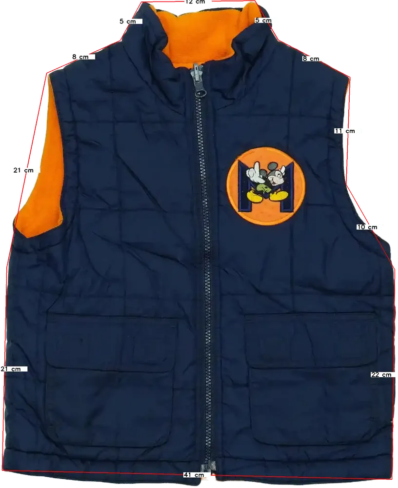 Kék Disney Mellény EU 110 / UK 5 év / US 5 év/XS