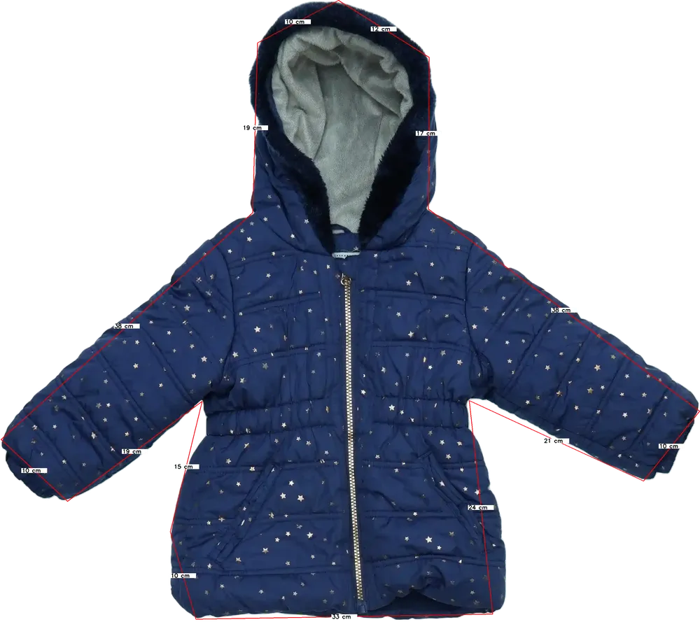 Kék Nutmeg Télikabát EU 104 / UK 4 év / US 4T/XS