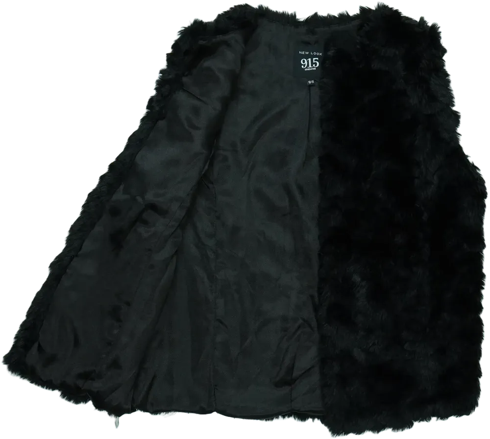 Fekete New Look Mellény EU 146 / UK 11 év / US 12 év/L