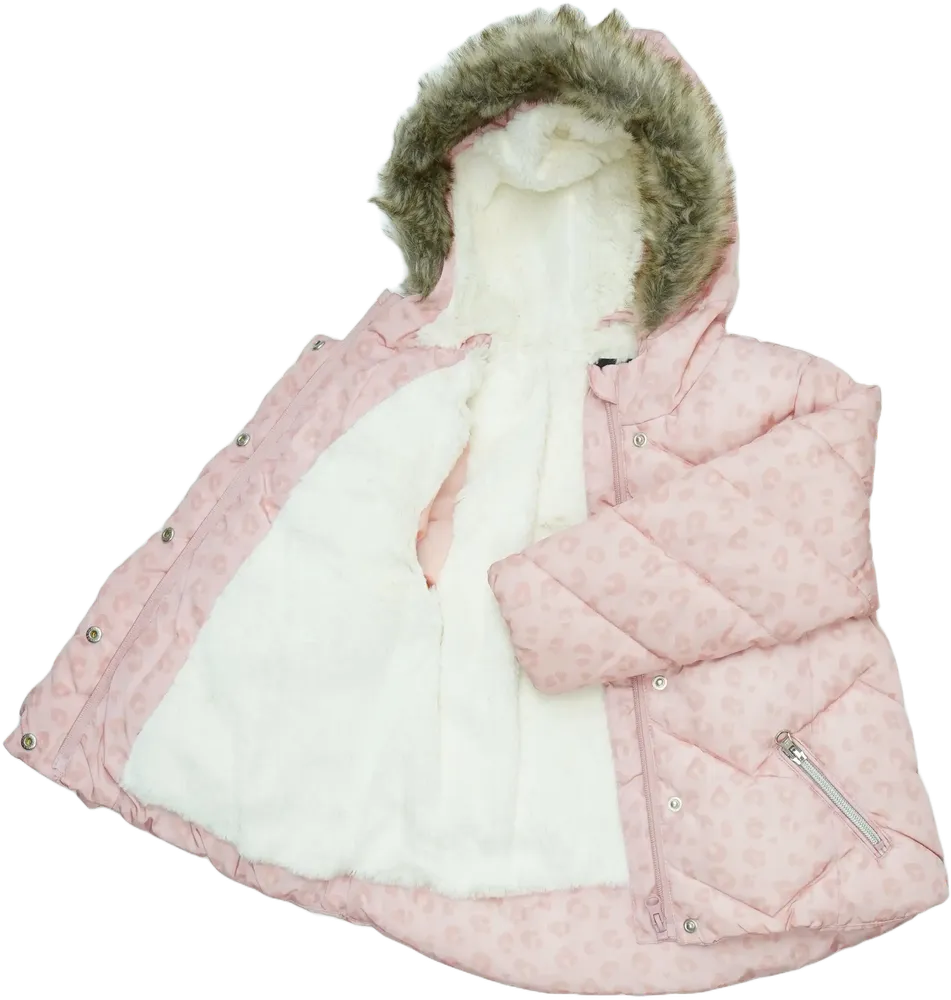 Rózsaszín By Very Télikabát EU 116 / UK 6 év / US 6 év/S