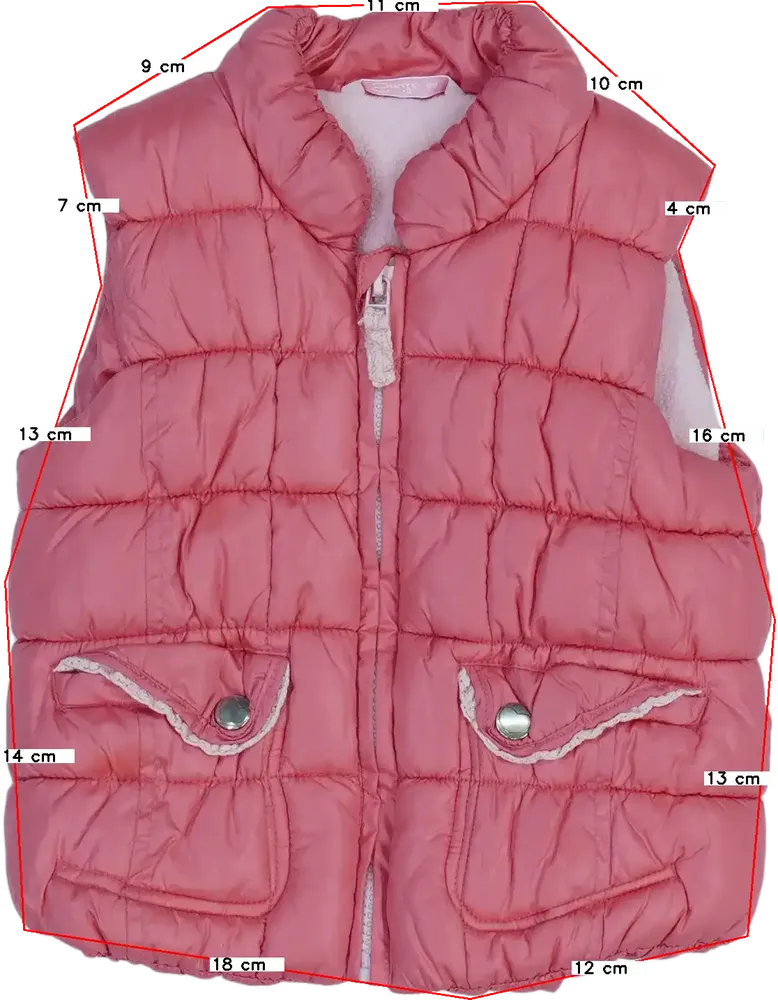 Rózsaszín Smile Mellény EU 80 / UK 9-12 hónap / US 12 hónap