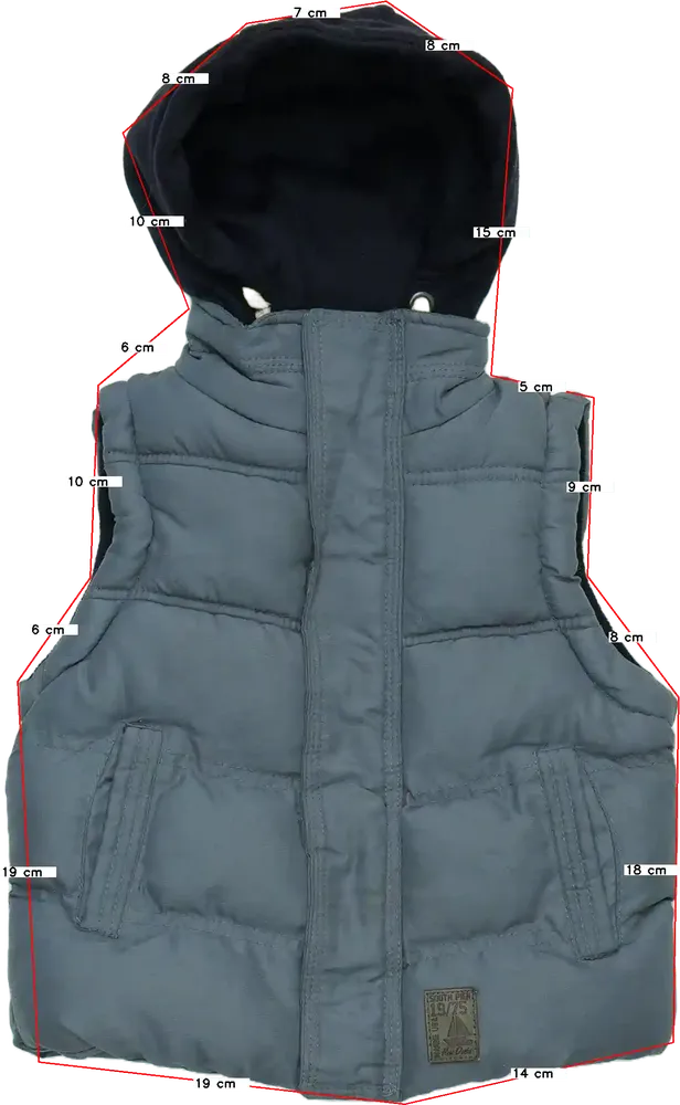 Szürke Rebel Mellény EU 98 / UK 3 év / US 3T