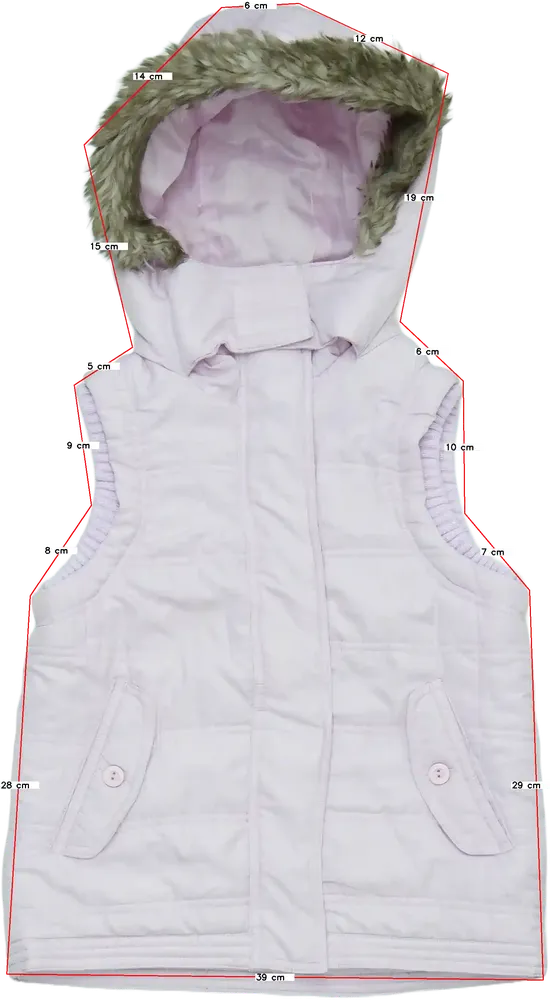 Rózsaszín M&amp;Co. Mellény EU 128 / UK 8 év / US 8 év/M