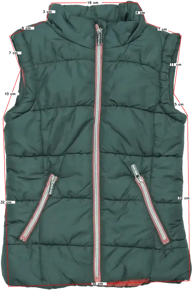 Szürke PocoPiano Mellény EU 140 / UK 10 év / US 10 év/L