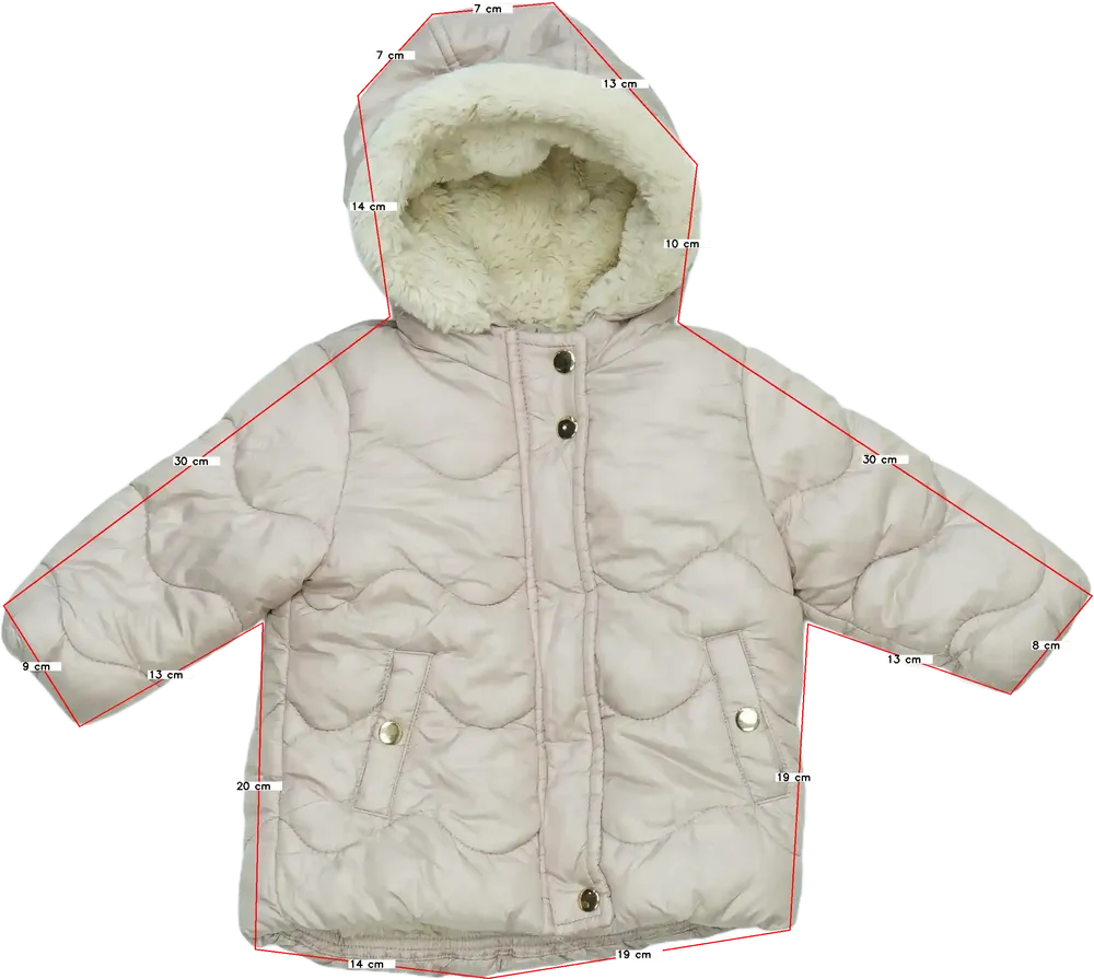 Rózsaszín Next Télikabát EU 80 / UK 9-12 hónap / US 12 hónap