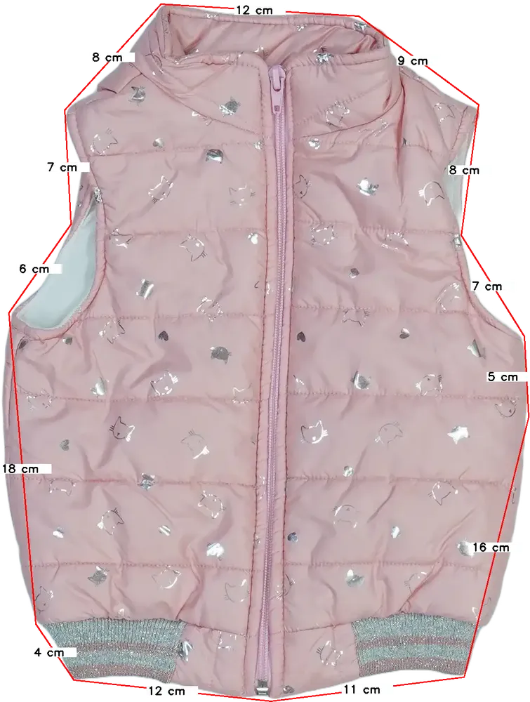 Rózsaszín Egyéb Mellény EU 92 / UK 2 év / US 2T