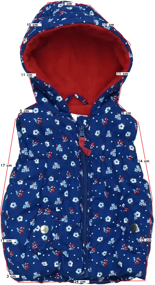 Kék M&amp;Co. Mellény EU 68 / UK 3-6 hónap / US 3-6 hónap