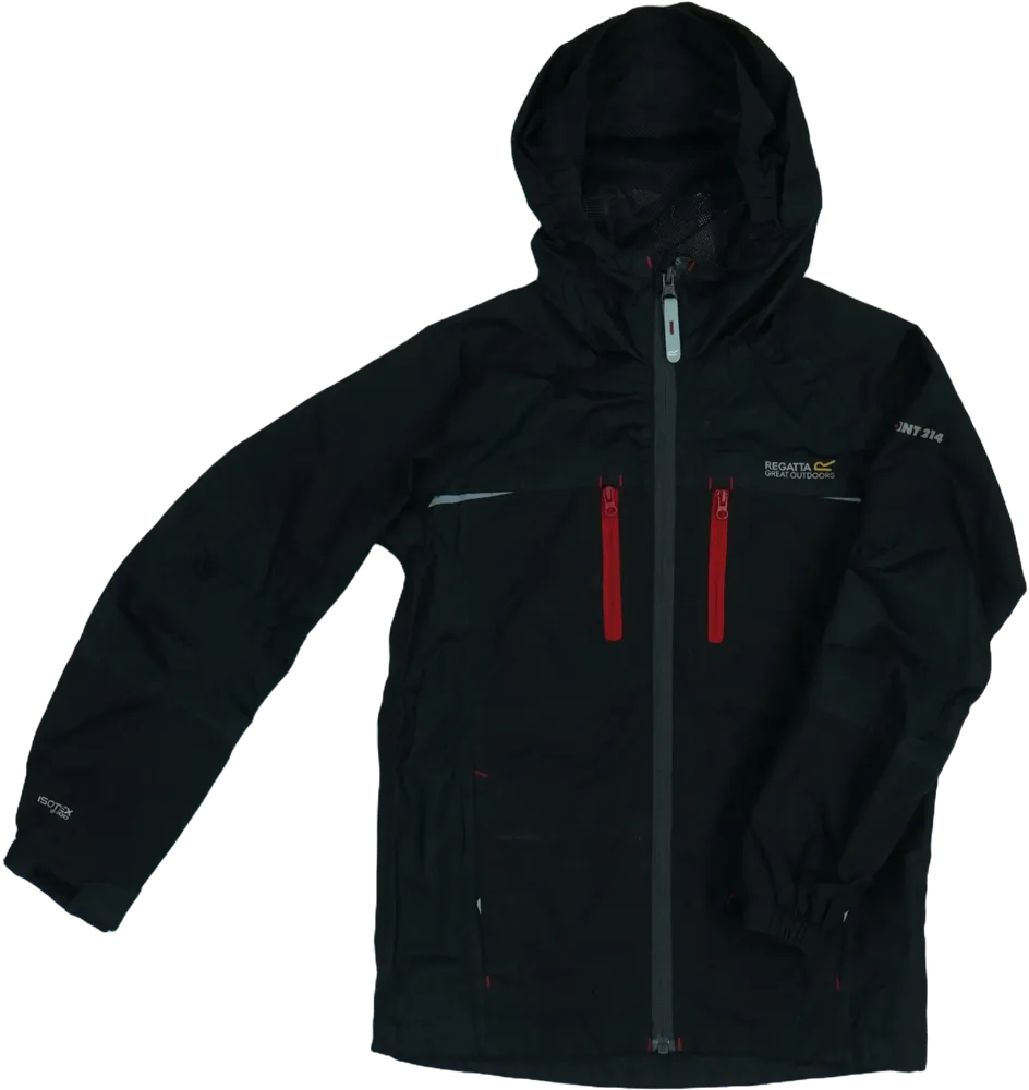 Fekete Regatta Átmeneti kabát EU 128 / UK 8 év / US 8 év/M