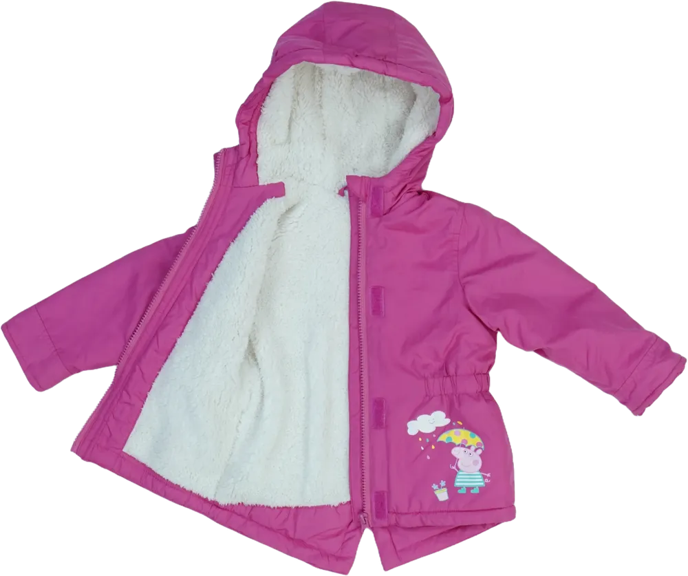 Rózsaszín Peppa Pig Télikabát EU 92 / UK 2 év / US 2T