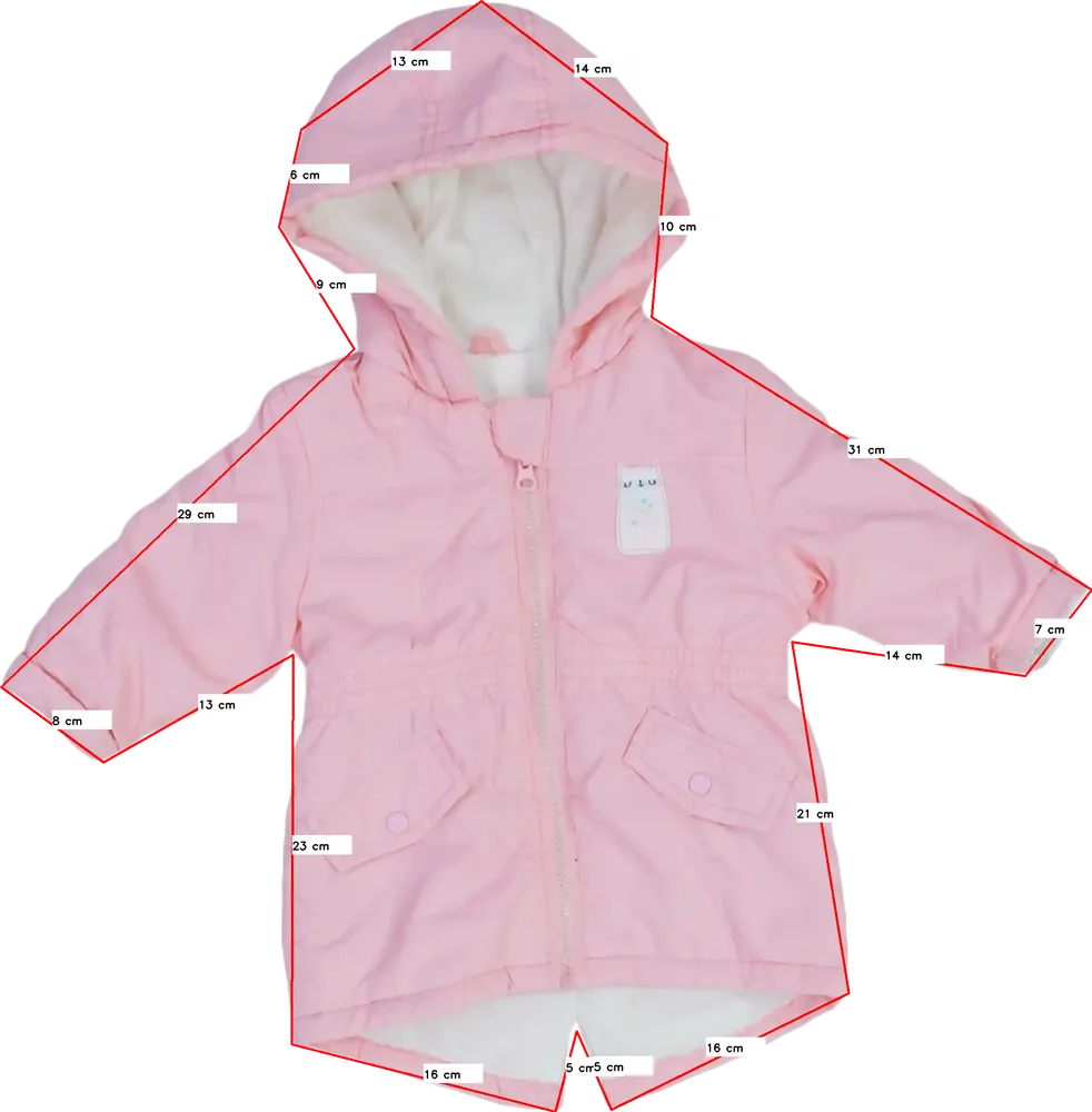 Rózsaszín Pepco Télikabát EU 80 / UK 9-12 hónap / US 12 hónap