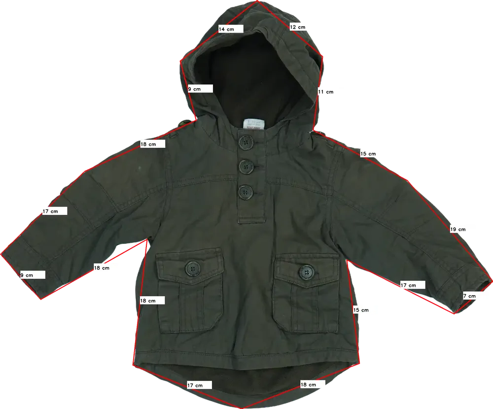 Zöld Mini Club Átmeneti kabát EU 86 / UK 12-18 hónap / US 18 hónap